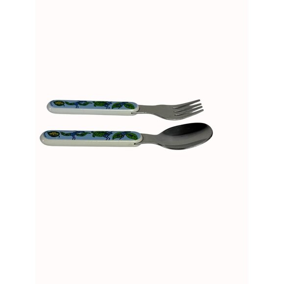 Disney Pixar A Bugs Life Childrens Fork Spoon Set Stainless Steel Toddler Utensi - Picture 4 of 12